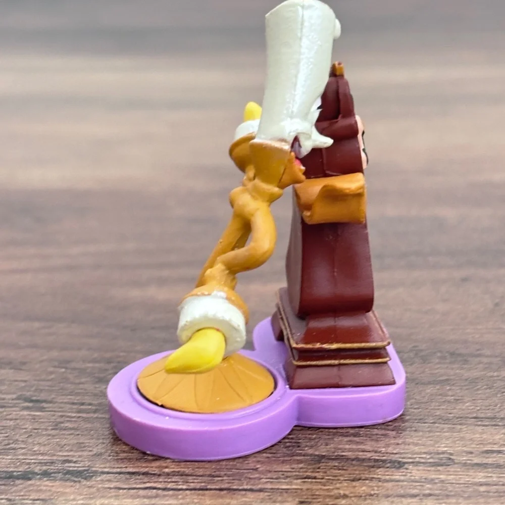 Disney Store Beauty & Beast LUMIERE & COGSWORTH Toy Figure Figurine Cake Topper